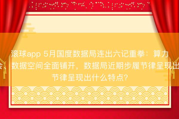 滚球app 5月国度数据局连出六记重拳：算力网入国常会、数据空间全面铺开，数据局近期步履节律呈现出什么特点？