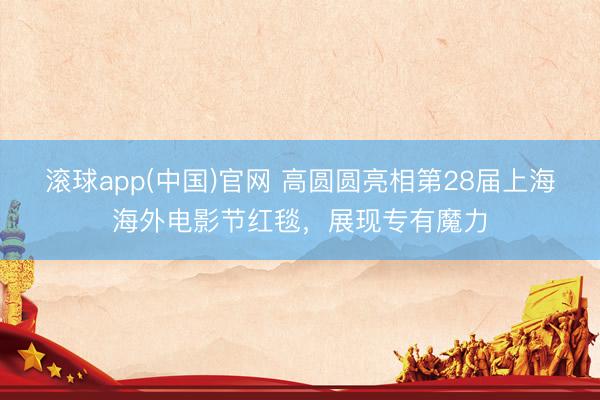 滚球app(中国)官网 高圆圆亮相第28届上海海外电影节红毯，展现专有魔力